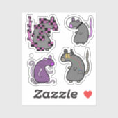 Tech Rat Stickers Aufkleber (Blatt)