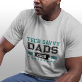 Tech Savvvy Vater Varsity Style individuell anpass T-Shirt