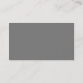 Tech Savvy Business Card, Light Gray Visitenkarte (Rückseite)