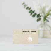 Tech-Schalttafel | Bio-Tech-Logo Visitenkarte (Stehend Vorderseite)