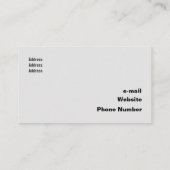 Tech Schwarz-Weiß-Geometrische Überlappungszirkel Visitenkarte (Rückseite)