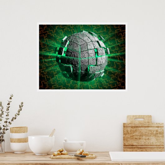 Tech Sphere Poster (Küche)