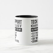 TECH SUPPORT CHECKLIST TASSE (Zentrum)
