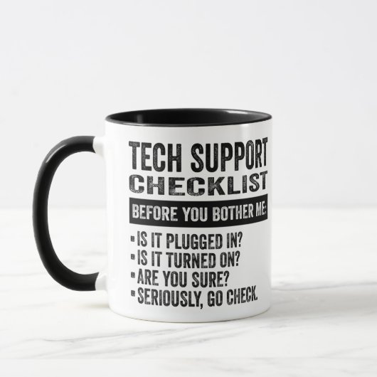 TECH SUPPORT CHECKLIST TASSE (Links)