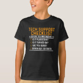 Tech Support Computer Geek Funny Techie Geschenk I T-Shirt (Vorderseite)