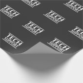Tech Support Doge Government Trump Spaß Geschenkpapier (Ecke)