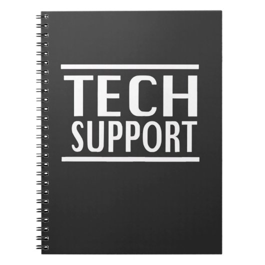 Tech Support Doge Government Trump Spaß Notizblock (Vorderseite)