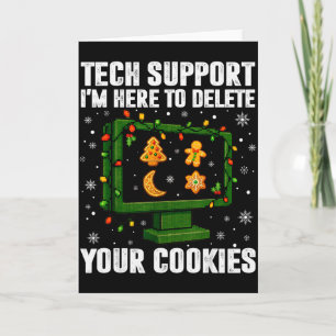 Tech-Support Löschen Sie Ihre Cookies Männer Hässl Karte