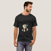Tech-Support mit Kaffee angetrieben Lustiger IT-H T-Shirt (Vorne ganz)