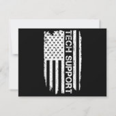 Tech Support Shirt, American Flag Shirts for Men, (Rückseite)