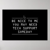 Tech Support Someday Poster (Vorne)