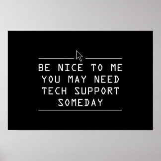 Tech Support Someday Poster