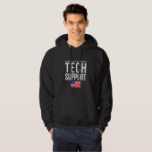 Tech-Support Weißen Haus Tech-Support D O G E DOGE Hoodie (Vorne ganz)