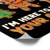 Tech Suprt Christmas Cookies Women Men Funny Chris Poster (Ecke)