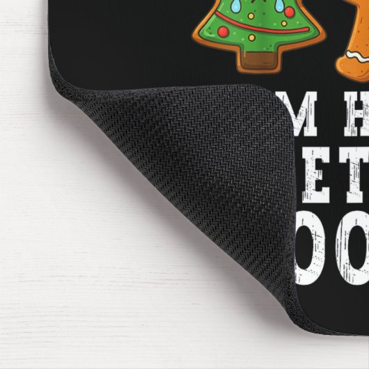 Tech Suprt Christmas I'm Here To Delete Your Cooki Mousepad (Ecke)