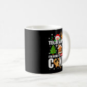 Tech Suprt Delete Your Cookies Men Ugly Christmas Kaffeetasse (VorderseiteRechts)
