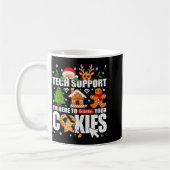Tech Suprt Delete Your Cookies Men Ugly Christmas Kaffeetasse (Links)