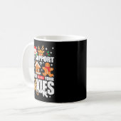 Tech Suprt Delete Your Cookies Men Ugly Christmas Kaffeetasse (Vorderseite Links)