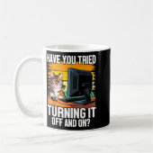 Tech Suprt Humor I Cat Engineer Computer It Guy Kaffeetasse (Links)
