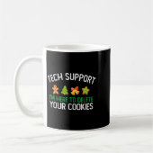 Tech Suprt I'm Here To Delete Your Cookies Christm Kaffeetasse (Links)