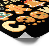 Tech Suprt I'm Here To Delete Your Cookies Christm Poster (Ecke)