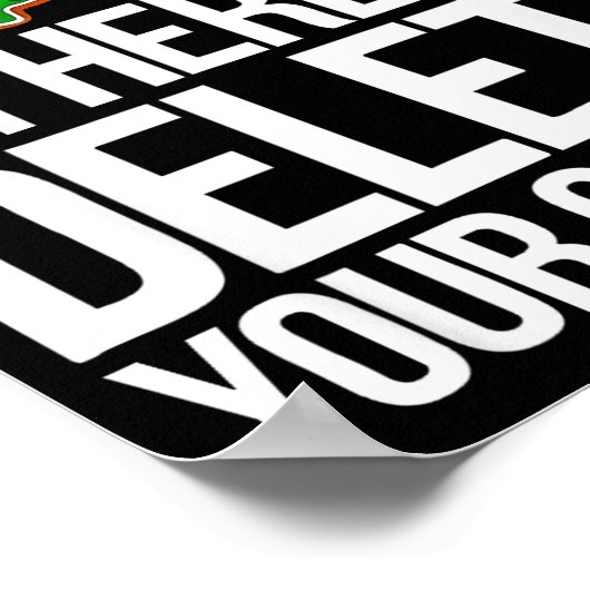 Tech Suprt I'm Here To Delete Your Cookies Men Fun Poster (Ecke)