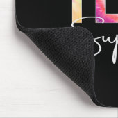 Tech Suprt Tie Dye Back To School Women Appreciati Mousepad (Ecke)