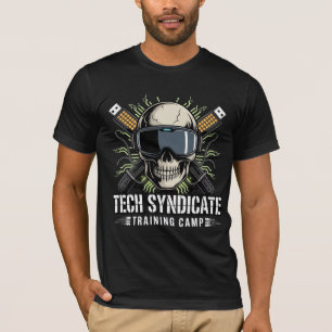 Tech Syndicate Trainingslager Schädel Cyberpunk VR T-Shirt