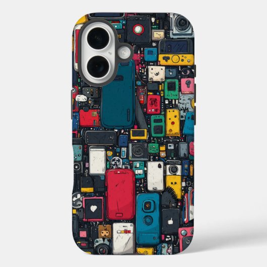 Tech Tech Tangle Phone Case (Rückseite)