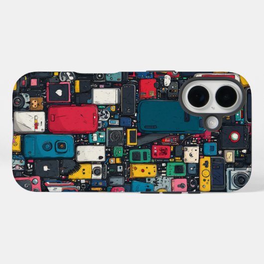Tech Tech Tangle Phone Case (Rückseite (Horizontal))
