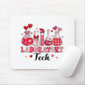 Tech Test Tube Leopard Herz Valentinstag Mousepad (Mit Mouse)