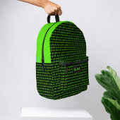 Tech Theme: Computercode für IT-Beruflich Bedruckter Rucksack