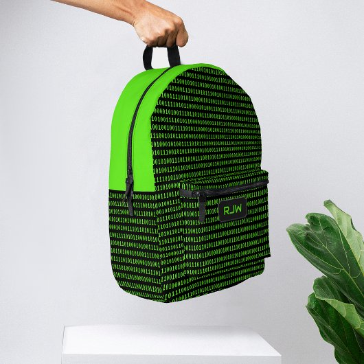 Tech Theme: Computercode für IT-Beruflich Bedruckter Rucksack