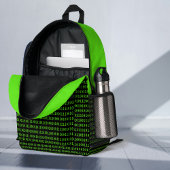 Tech Theme: Computercode für IT-Beruflich Bedruckter Rucksack