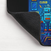 Tech Titans Rule Funny Big Technology Satire Wer G Mousepad (Ecke)