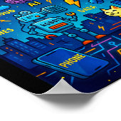 Tech Titans Rule Funny Big Technology Satire Wer G Poster (Ecke)