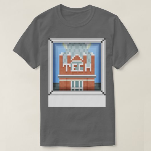 Tech Tower WHITE BORDER T-Shirt (Design vorne)