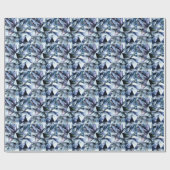 Tech Triangle Crystal: 3D-Hintergrund Geschenkpapier (Flach)