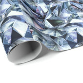 Tech Triangle Crystal: 3D-Hintergrund Geschenkpapier (Rolleneckpunkt)