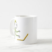Tech-Typ Stickman Kaffeetasse (Vorderseite Links)