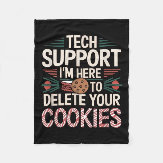 Tech unterstützt, dass ich hier bin, um deine Cook Fleecedecke (Vorderseite)