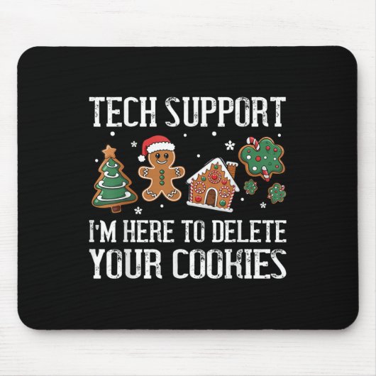 Tech unterstützt, dass ich hier bin, um deine Cook Mousepad (Vorne)