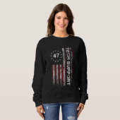 TECH UNTERSTÜTZT US Flag White House Tech Support  Sweatshirt (Vorne ganz)