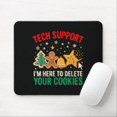 Tech unterstützt Weihnachtskekse Frauen Funny Chri Mousepad (Mit Mouse)