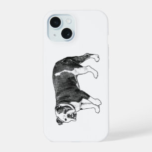 Tech-Wächter, Bulldog Dot Case iPhone 15 Hülle