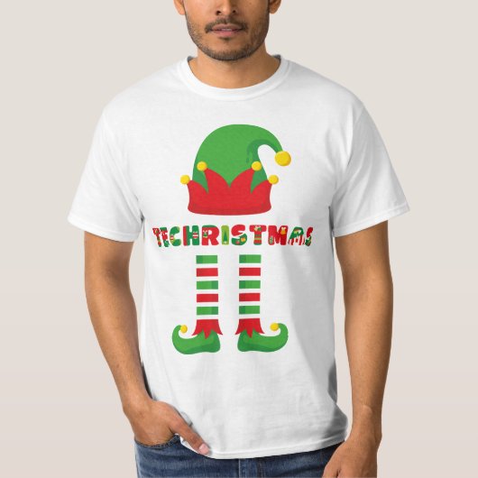 Tech Weihnachten T-Shirt (Vorderseite)