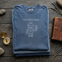Tech-Zitat-Roboter-Zukunft Unisex-T-Shirt T-Shirt