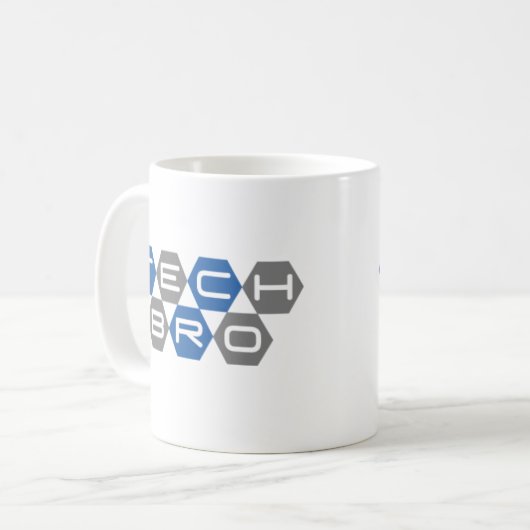 Techbro. Kaffeetasse (Vorderseite Links)