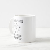Techgeek-Supermacht-Tasse - Computer-Nerd Kaffeetasse (Vorderseite Links)