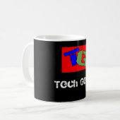 Techgeek-Tassen Kaffeetasse (Vorderseite Links)